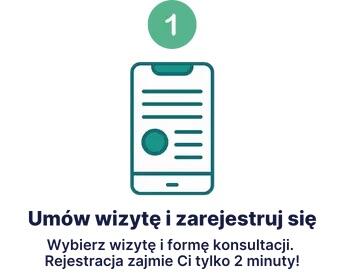 Umów wizytę i zarejestruj się.